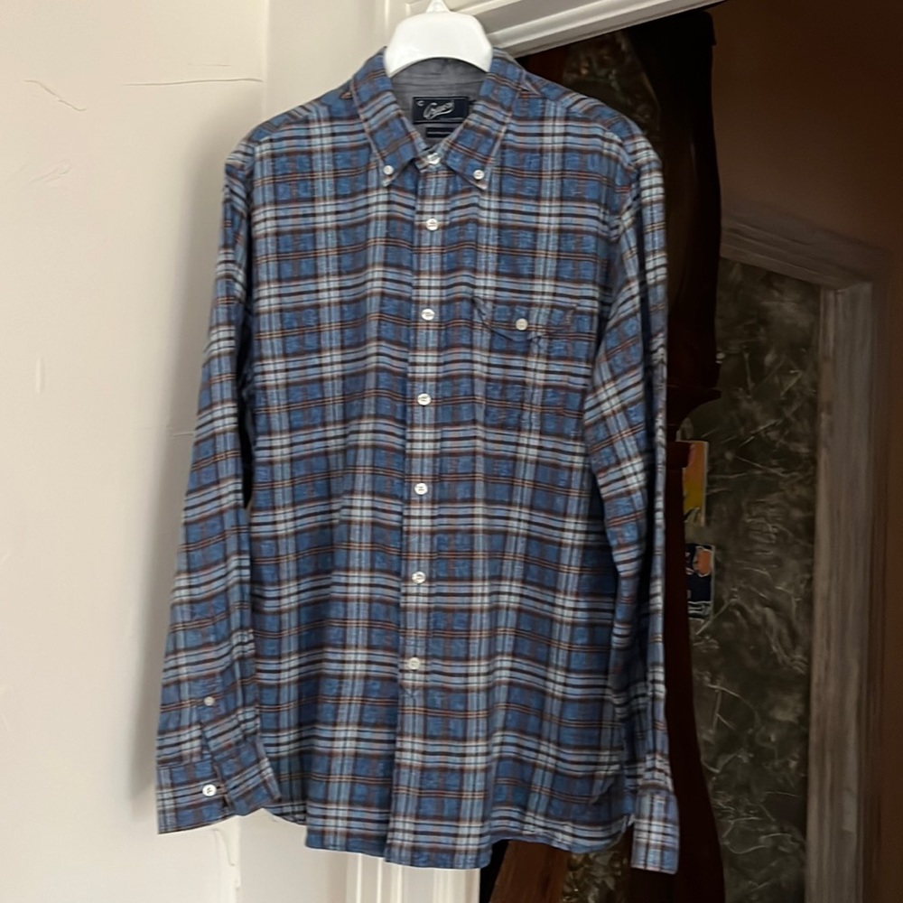 Grayers Clothiers | Brushed Twill Flannel Shirt size L
